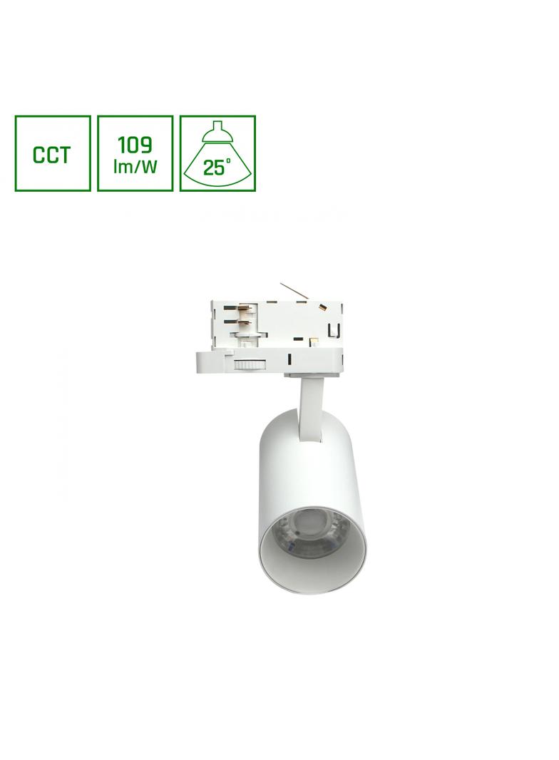 ANDROMEDA PRIME NA SZYNOPRZEWÓD 3F CCT 16W 230V 25st IP20 śr. 63x134x184mm BIAŁY SPECTRUM