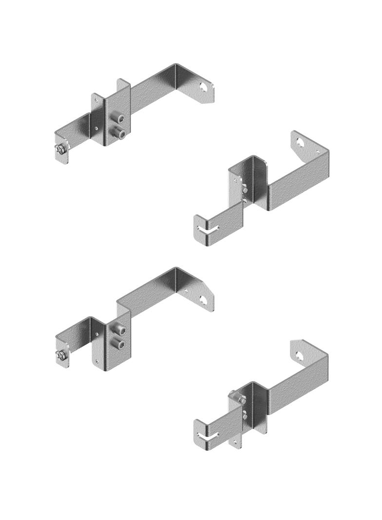 Uchwyt wkładu do obudowy GT o głebokość 150mm (1kpl.=4szt.) UW-GT 150 001101705 ETI