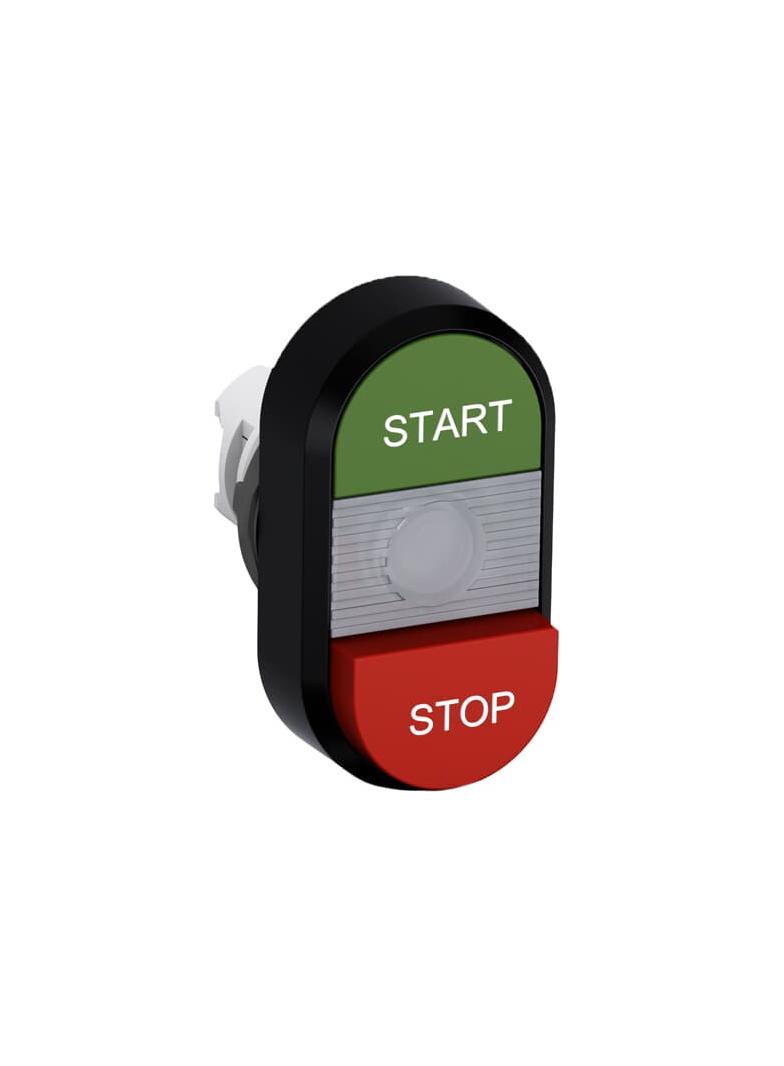 Przycisk podwójny START-STOP przezroczyste pole podświetlany MPD15-11C