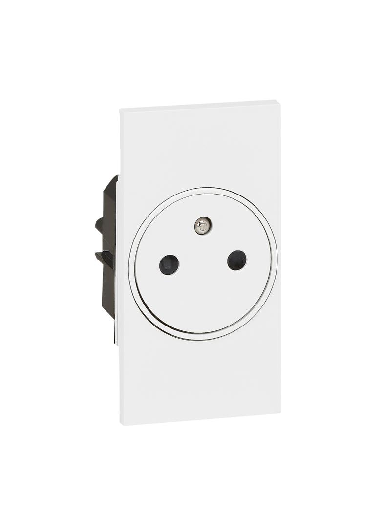 Living Now - Gniazdo 2P+Z - Zaciski Automatyczne - 2 Moduły Bticino K4142A LEGRAND