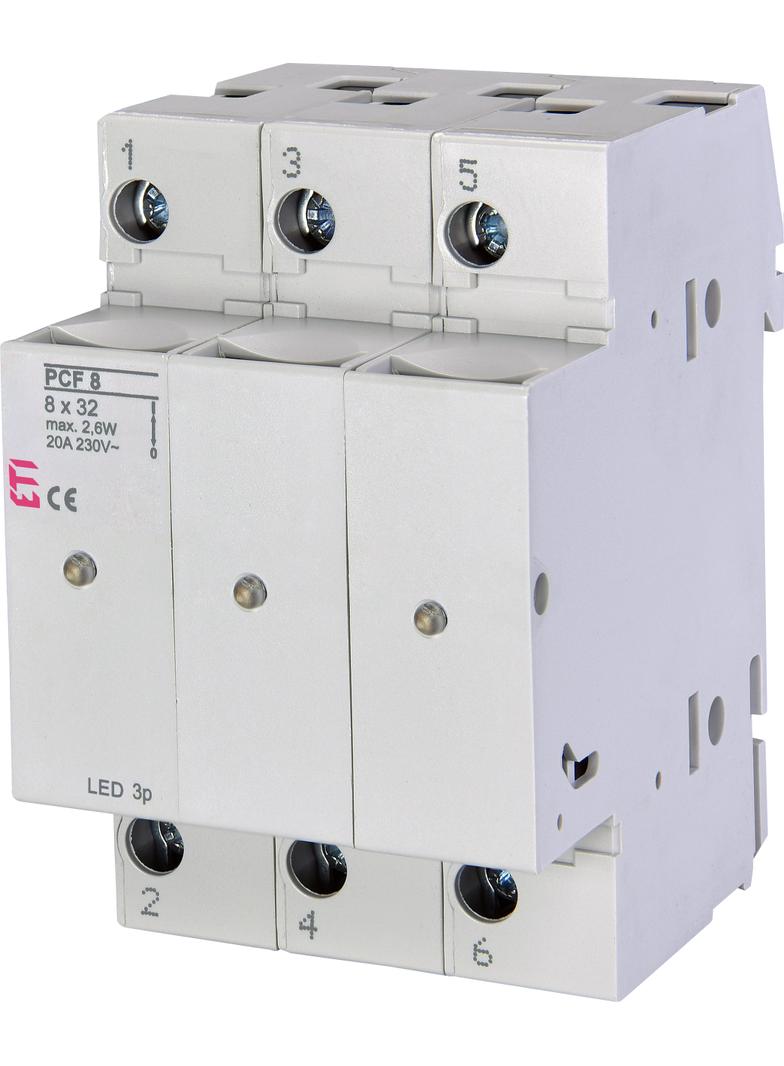 Rozłącznik bezpiecznikowy PCF 8 3P LED 002530014 ETI
