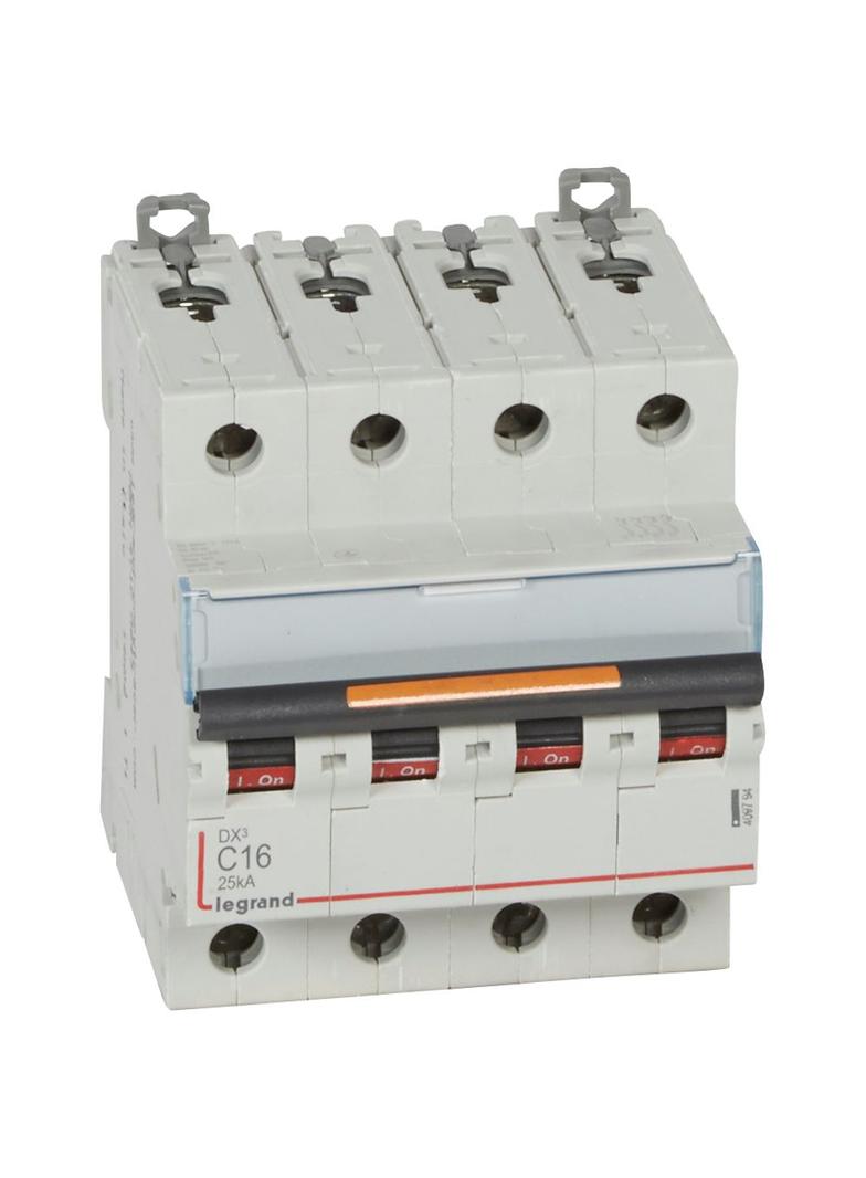 Wyłącznik Nadprądowy S324 C16 4P 16A 25Ka DX3 409794 LEGRAND