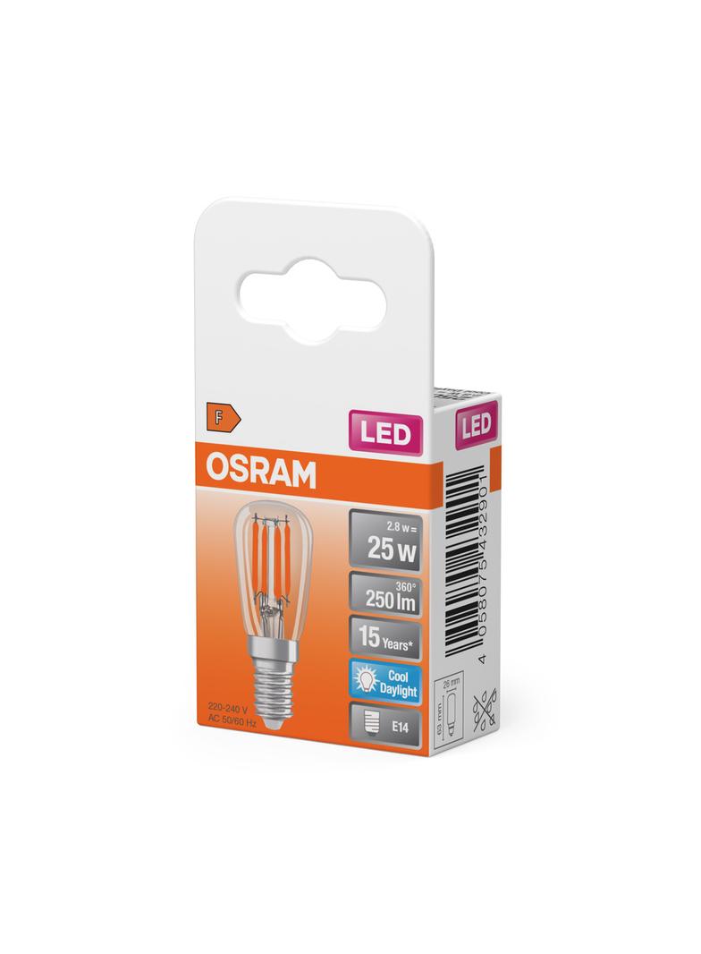 LAMPA LED SPECIAL T26 25 CL 2,8W/865 230V Filament szkło przezroczyste E14