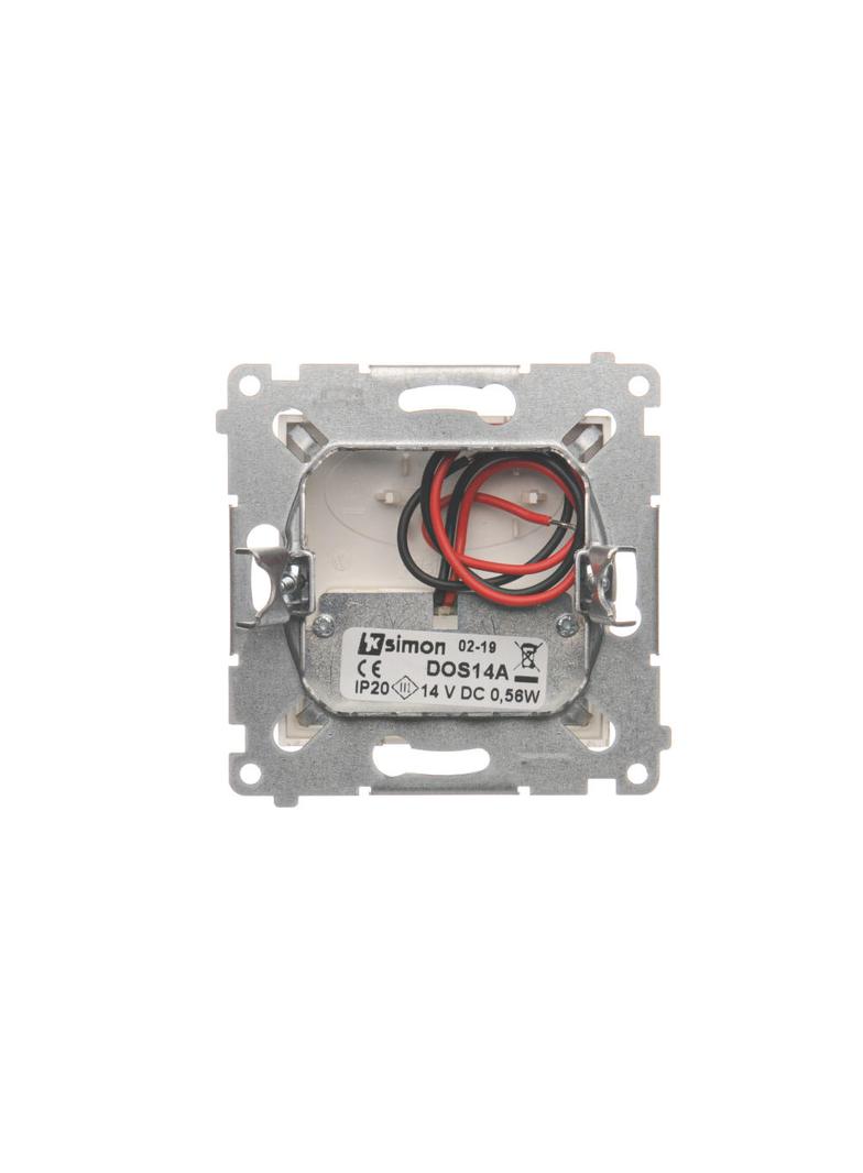 Simon 54 Oprawa oświetleniowa LED 14 V DC 0.56 W białe zimne 5900 K złoty mat !Wymagany zasilacz 14V DOS14A.01/44 KONTAKT