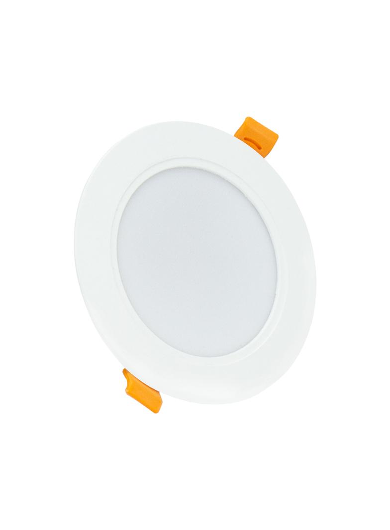 Oprawa downlight DURE 3 8W NW b. neutralna 230V 110st IP54 IK06 118x31 BIAŁY okrągła zasilacz zinteg