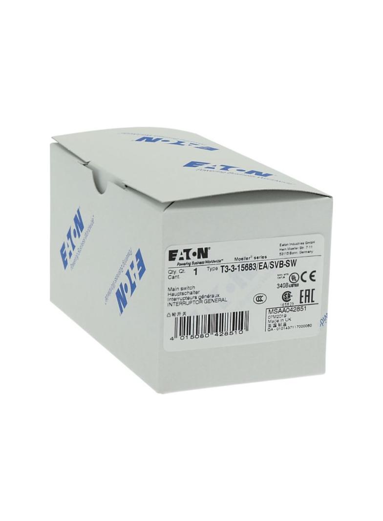T3-3-15683/EA/SVB-SW Łącznik krzywkowy 32A 13kW 042851 EATON