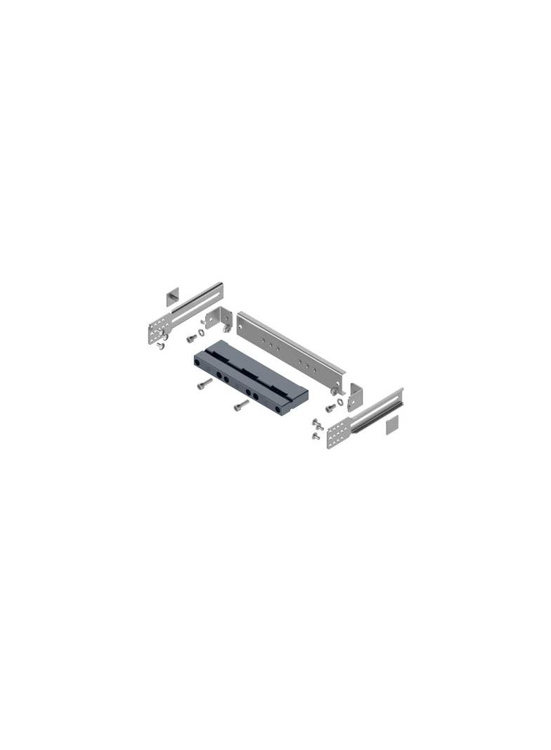 Wspornik z nośnikiem BBS 3P szerokość 2 (500) do szyn o rozstawie 60 mm montaż szyn w pionie na WP-A/WP-T z płynną regulacją LG-B60-V2R P3 001341752 ETI
