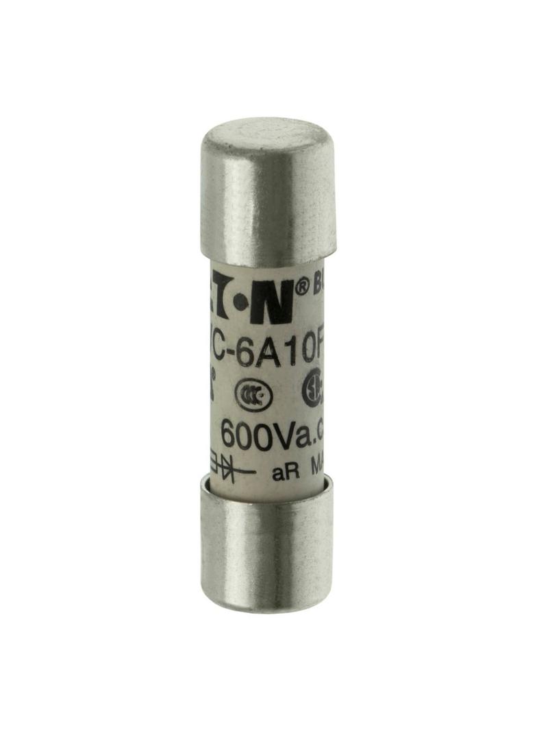 6AMP 600V AC UL FERRULE 10x38MM FUSE Wkładka szybka 6A AC 600V 10x38 mm aR UL FWC-6A10F EATON