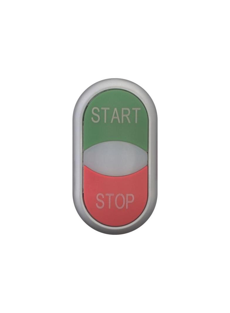 M22-DDL-GR-GB1/GB0 Przycisk podwójny zielony/czerwony /START-STOP/ z samopowrotem i z możliwością po