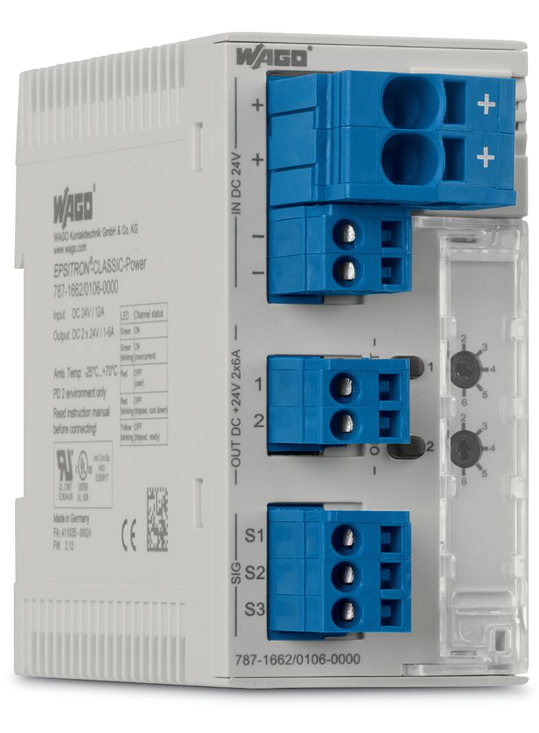 EPSITRON zabezpieczenie elektron. 24 V DC 2 x 6A WAGO