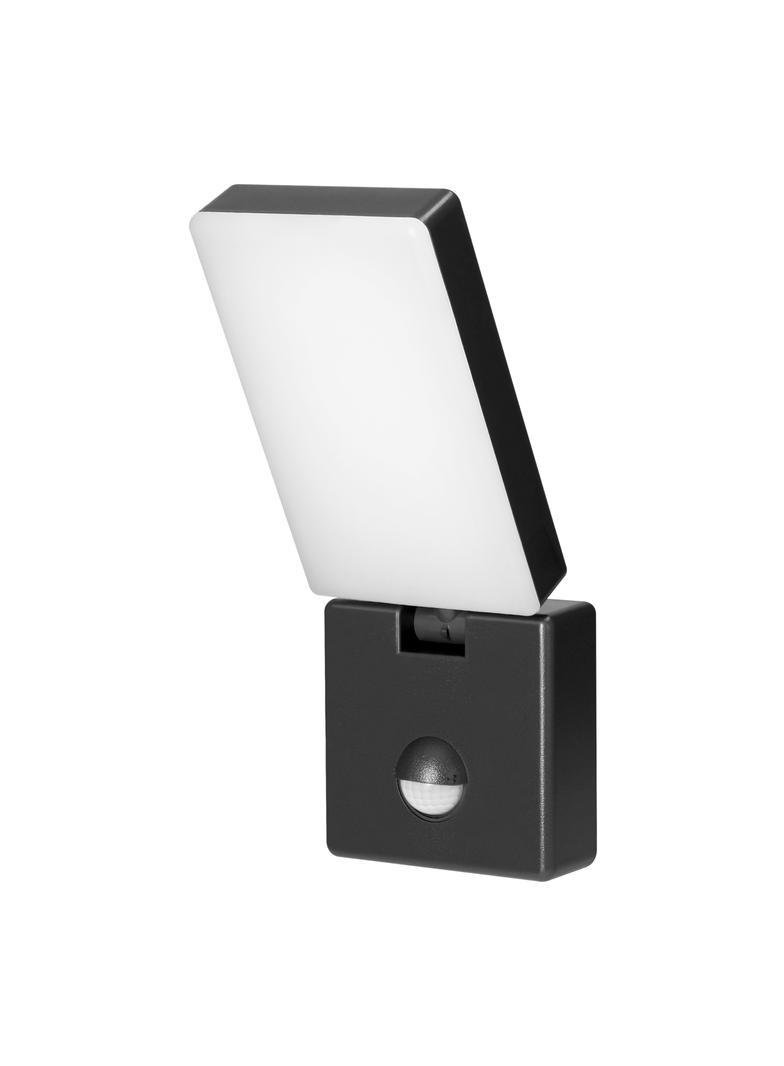 ENID LED 10W, oprawa ogrodowa z czujnikiem ruchu PIR, 800lm, IP65, 4000K, czarna