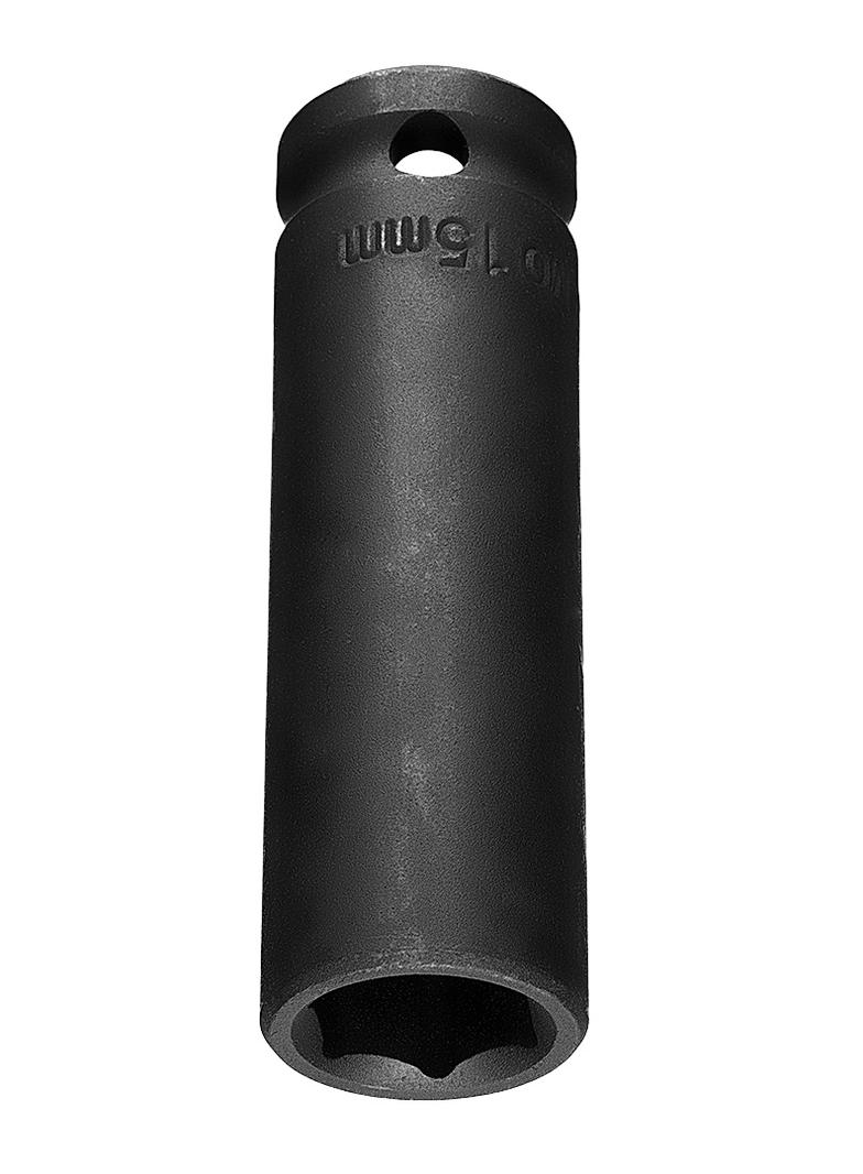 Nasadka udarowa 1/2" długa, 15 x 78mm , Cr-Mo