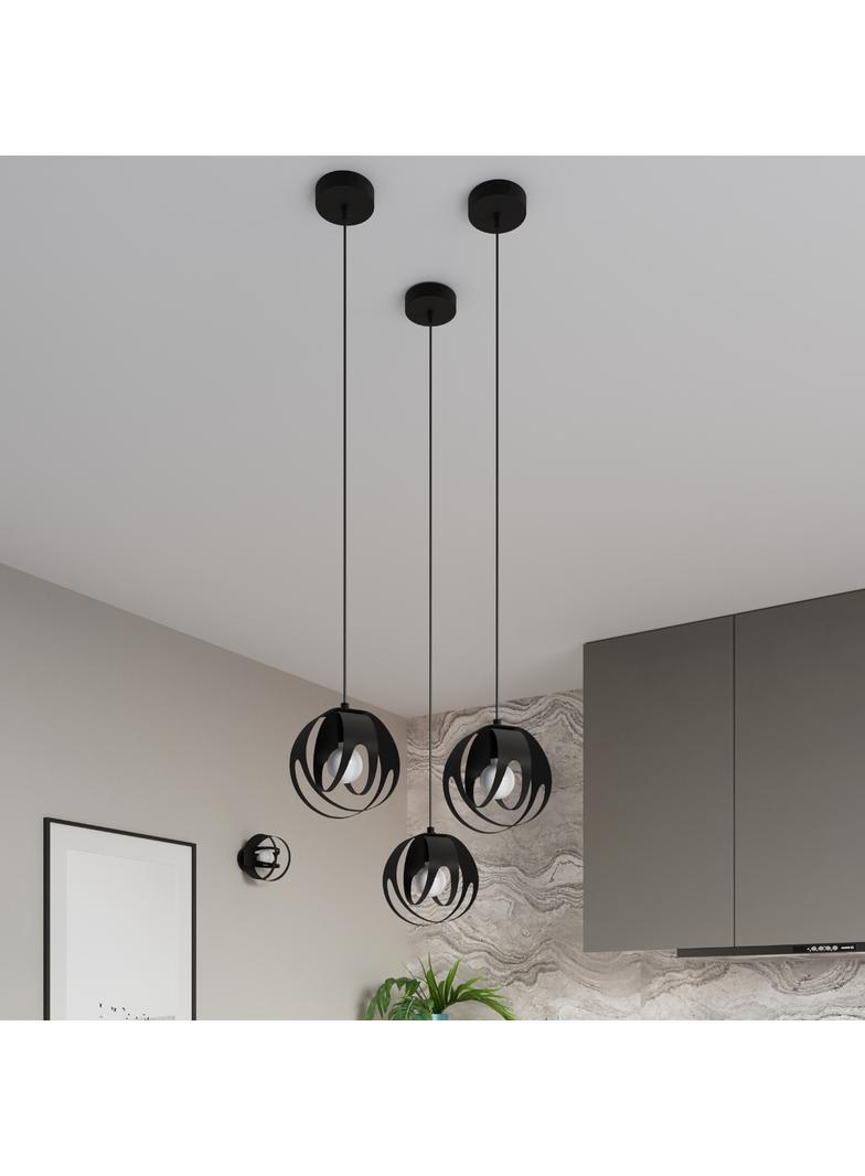 Lampa wisząca TULOS 1 czarna