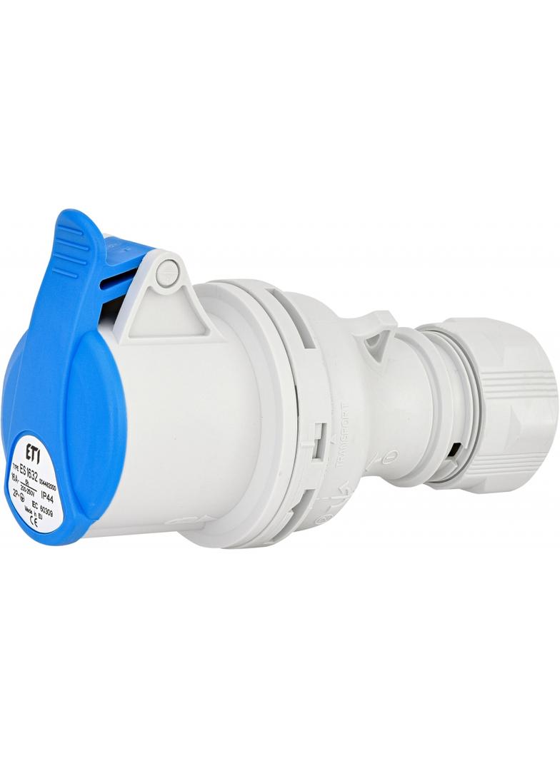 16A 230V 2P+PE Gniazdo przenośne IP44 ES 1632 004482000 ETI