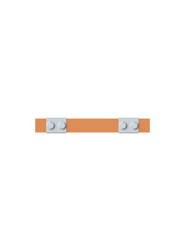 ZX2342 Szyna miedziana 30x5mm szerokość 1PW 250mm V2, A2 (do samodzielnego montażu)