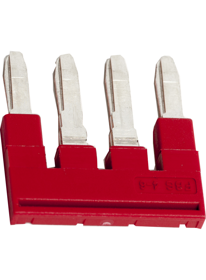 Złączki NSY, mostek do zacisków śrubowych 4 punktowy 4mm2