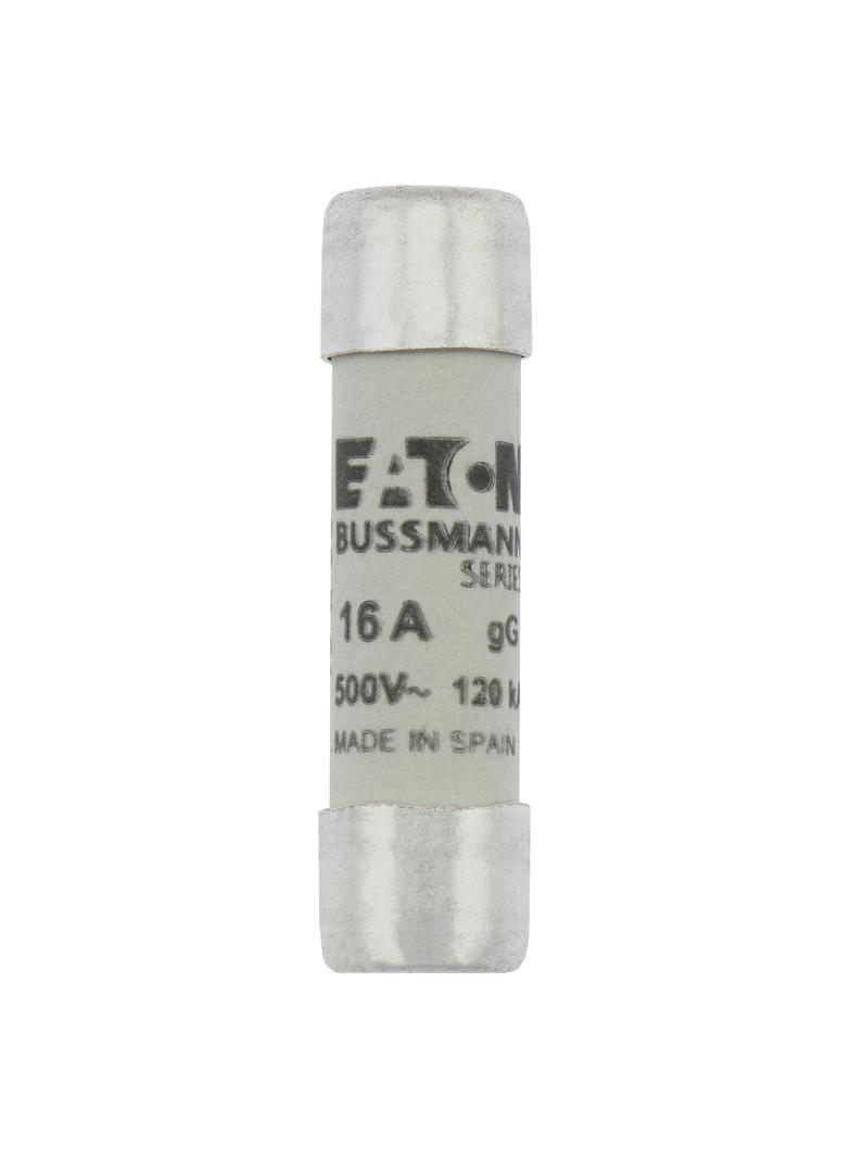 CYLINDRICAL FUSE 10 x 38 16A GG 500V AC Wkładka cylindryczna 10 x 38mm 16A GG 500V AC C10G16 EATON