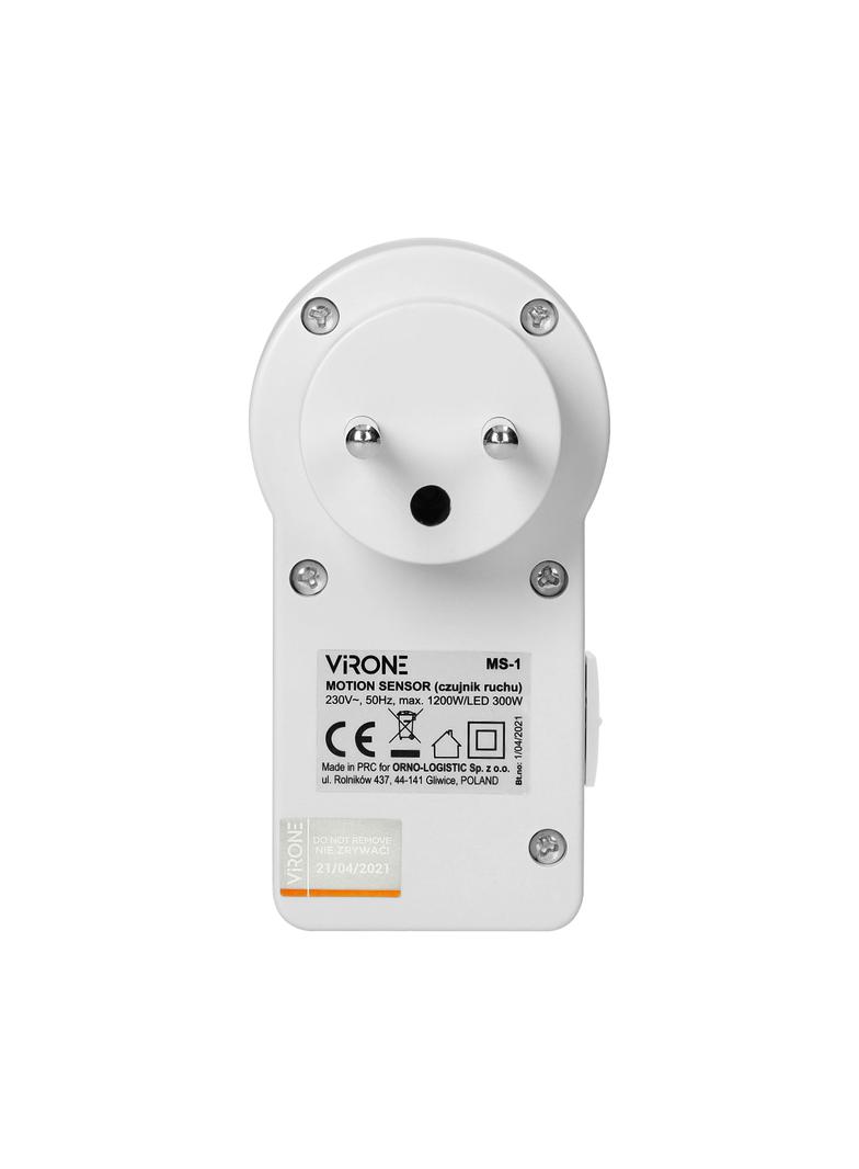 Gniazdkowy czujnik ruchu 120st. IP20, 280W MS-1 ORNO