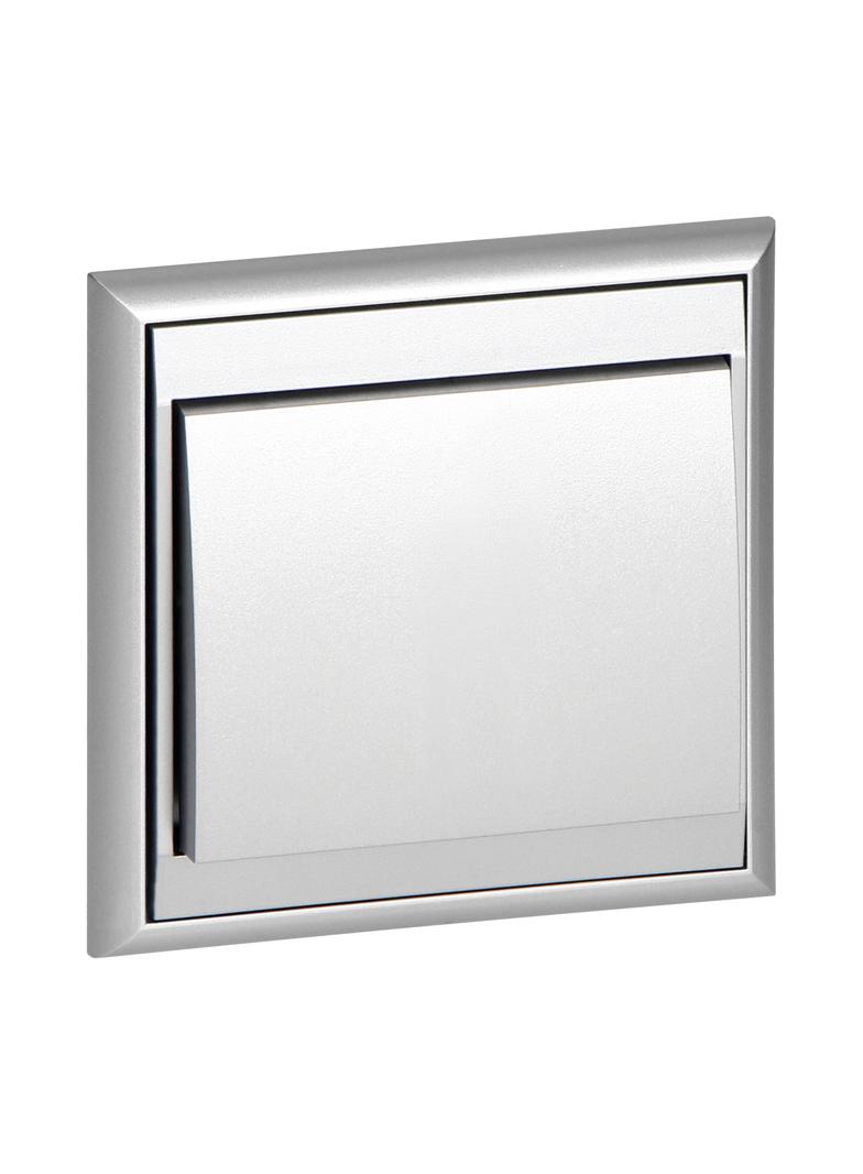 Łącznik podtynkowy jednobiegunowy Luna, 10A, 250V, WP-1L, srebrny OR-OE-7600/G ORNO