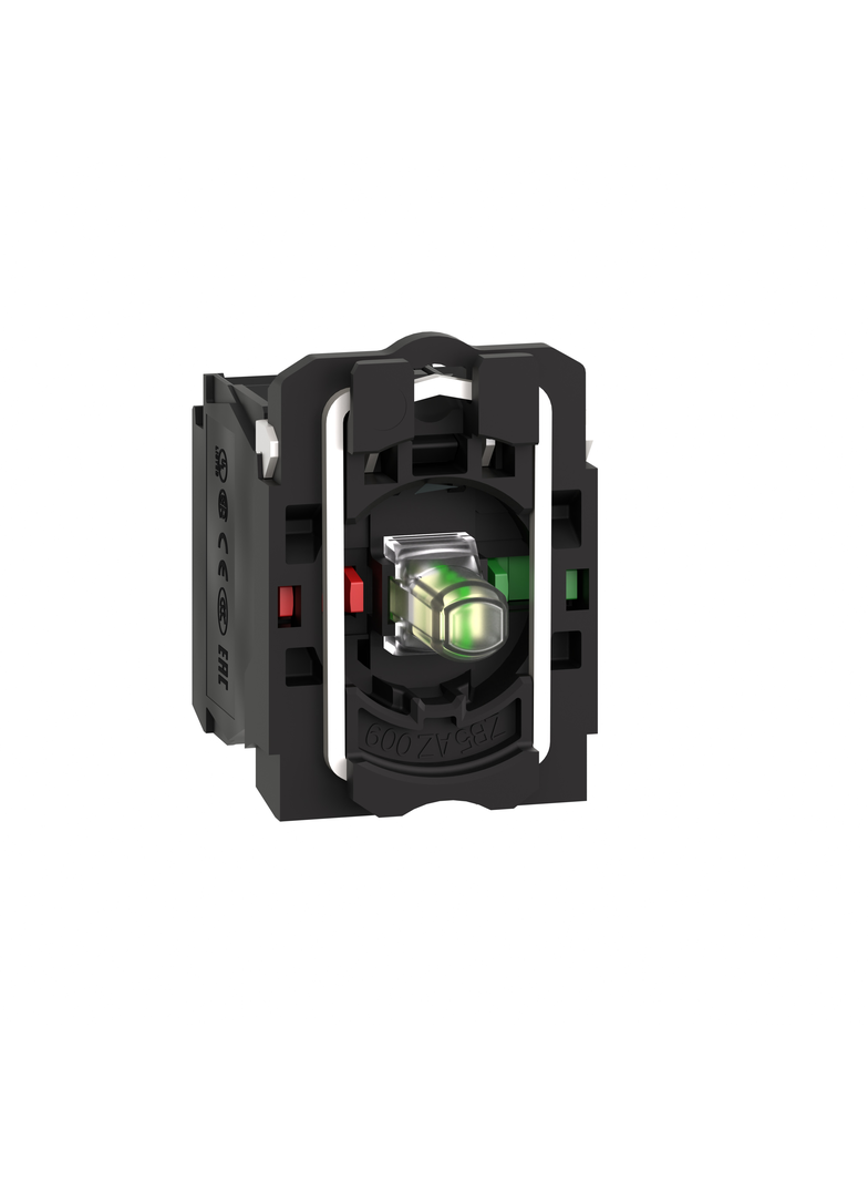 Harmony XB5 Korpus przycisku biały LED 230/240V NO+NC