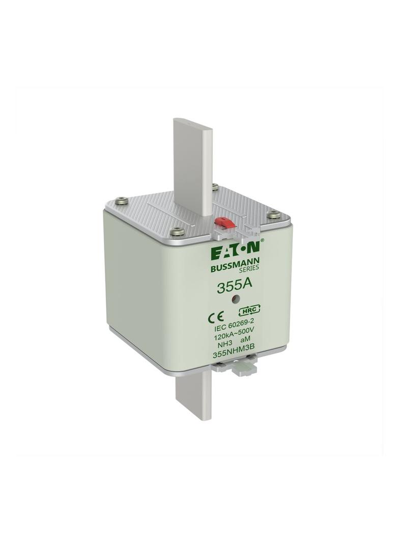 NH FUSE 355AMP 500V aM SIZE 3 DUAL IND Wkładka NH3 355A 500V AM podwójny wskaźnik 355NHM3B EATON