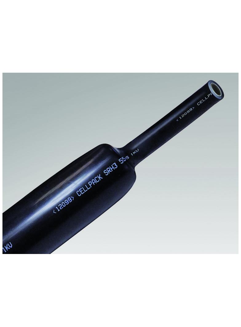 SRH3 16-4 1000mm, Rury termokurczliwe grubościenne, typ SR3 i SRH14, Rury z klejem - kolor czarny