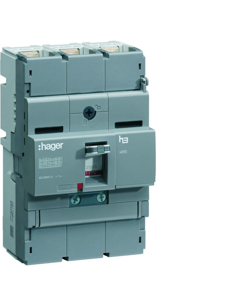 Wyłącznik mocy x250 3P 40kA 100A TM HNB100H HAGER