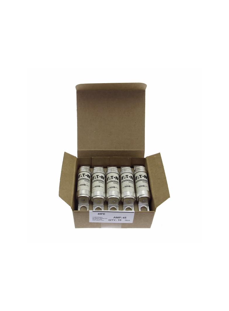 45A 690V IEC AC BS88 HIGH SPEED FUSE Wkładka szybka 45A AC 690V DC 500V BS88 19x77 mm aR, 45FE EATON