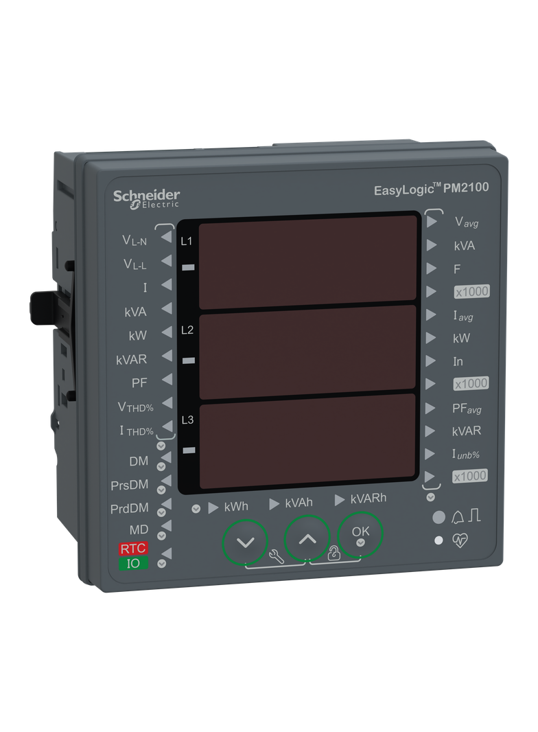 EasyLogic Analizator jakości zasilania kl 0,5S Modbus 31H DataLog LED