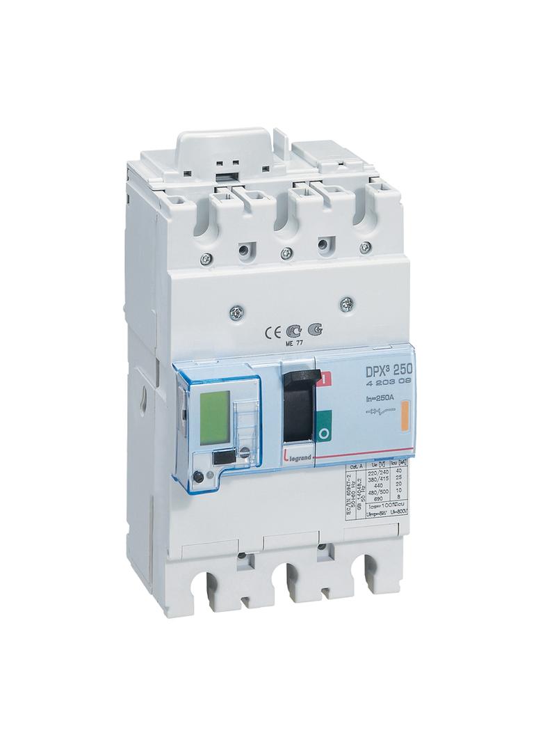 Wyłącznik DPX3 250 El 3P 250A 25Ka 420309 LEGRAND