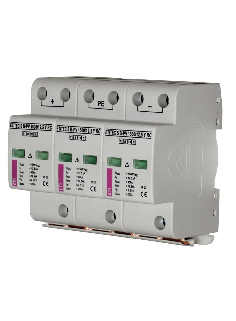 Ogranicznik przepięć T1 (B) - do systemów PV TEC S B-PV 600/12,5 002440260 ETI