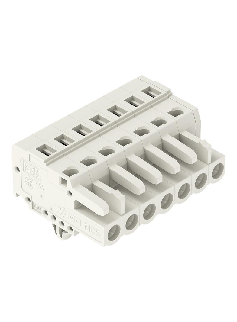 MCS-MIDI Classic gniazdo 7-bieg. j-szare raster 5 mm /50szt./ WAGO