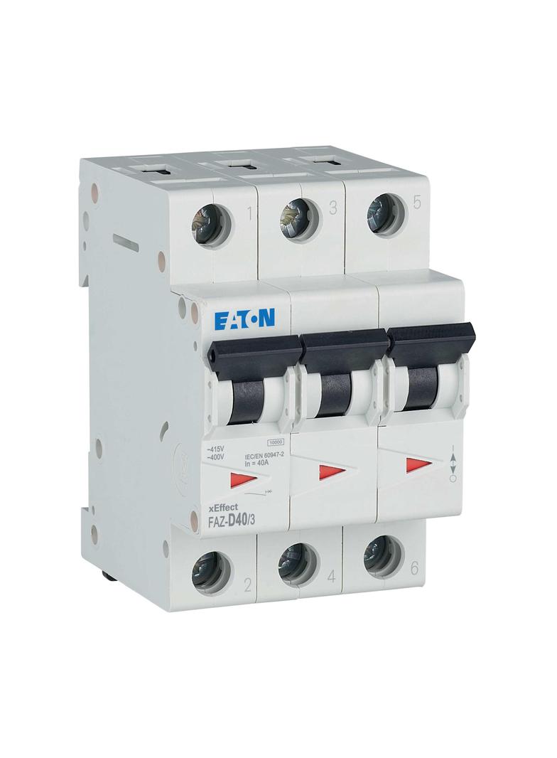 FAZ-D40/3 Wyłącznik nadprądowy 15kA D40A 3P 278900 EATON