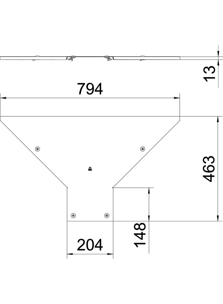 LAAD 200 R3 FT Pokrywa trójnika dostawnego