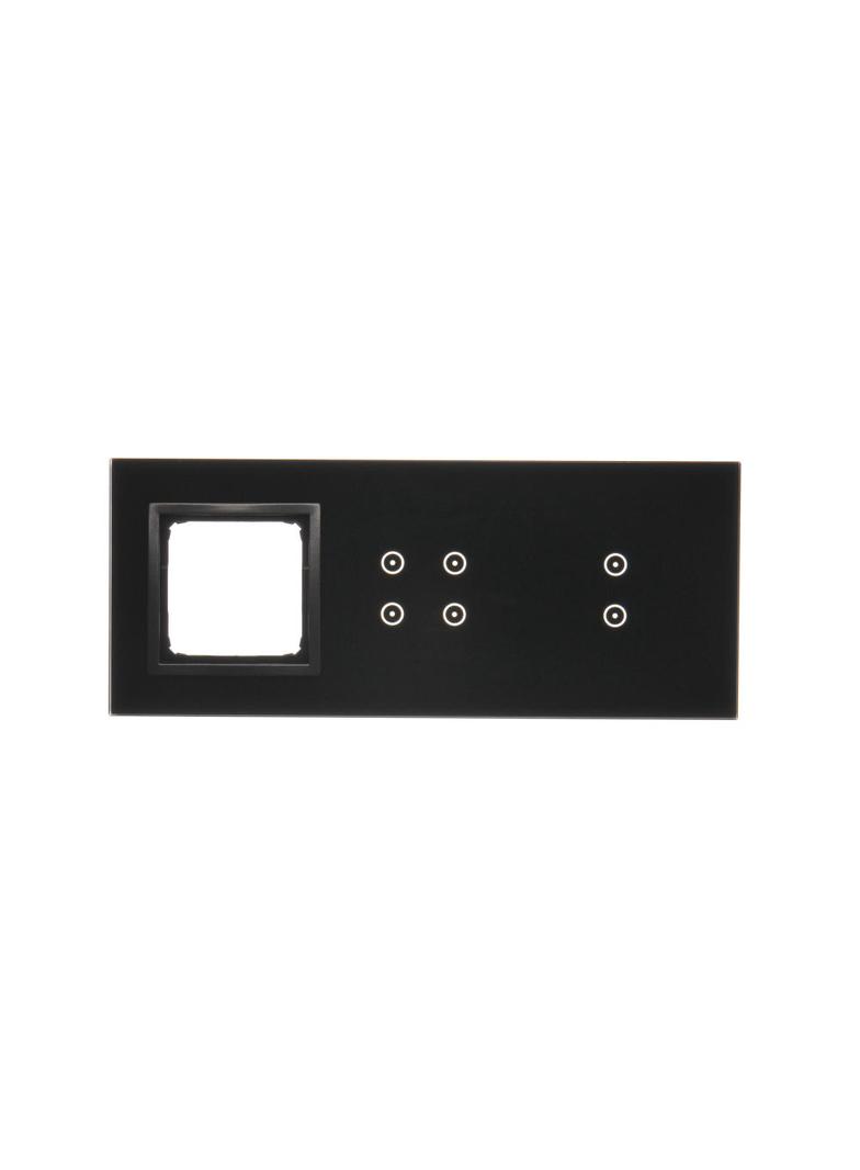Simon 54 Touch Panel dotykowy S54 Touch 3 moduły 2 pola dotykowe pionowe + 4 pola dotykowe + 1 otwór na osprzęt S54 zastygła lawa DSTR3340/73 KONTAKT