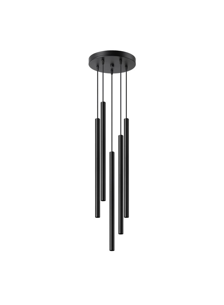 Sollux Lampa wisząca PASTELO 5P czarna SL.1176