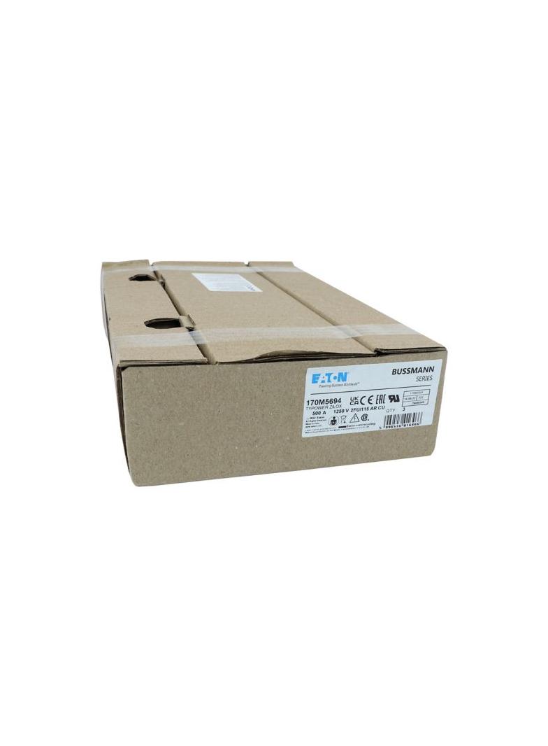 FUSE 500A 1250V 2FU/115 AR CU Wkładka szybka 500A AC 1250V rozmiar 2 61x77x160 mm aR IEC U 170M5694