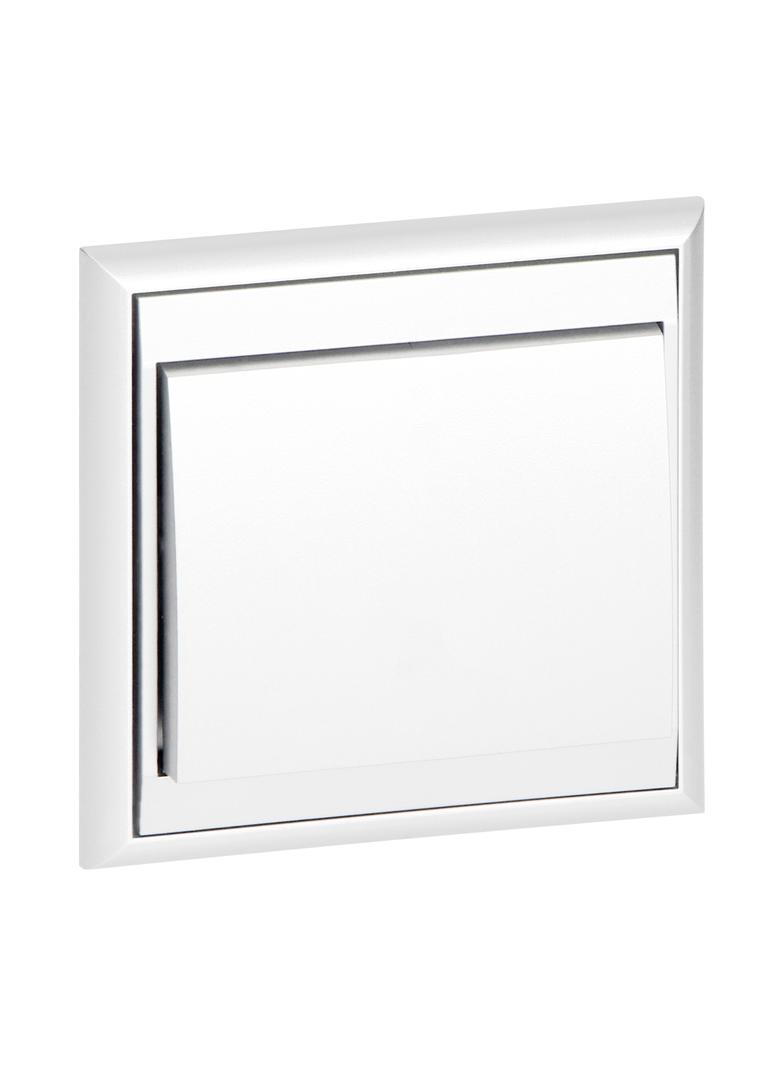 Przycisk dzwonek podtynkowy Luna, 10A, 250V, WP-6/7L, biały
