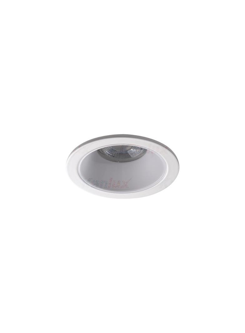 GLOZO DSO W/W Oczko sufitowe GLOZO DSO W/W okrągły stop aluminium kolor biały 1XGx5,3/GU10 KANLUX