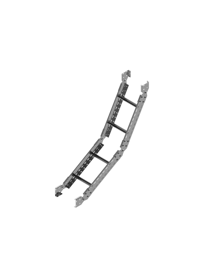 LPDC400H80 N Łuk pionowy drabinki 2,0 mm