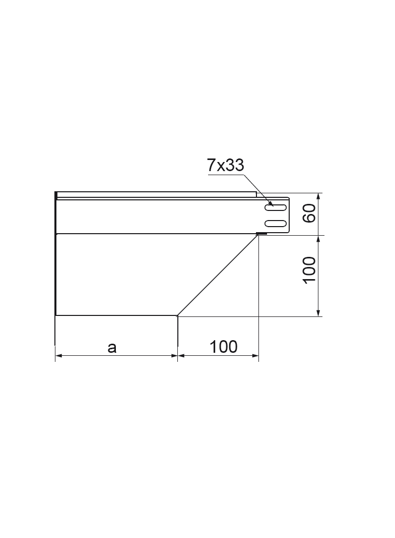 KRLBP150H60 Kolanko redukcyjne lewe 1,5 mm