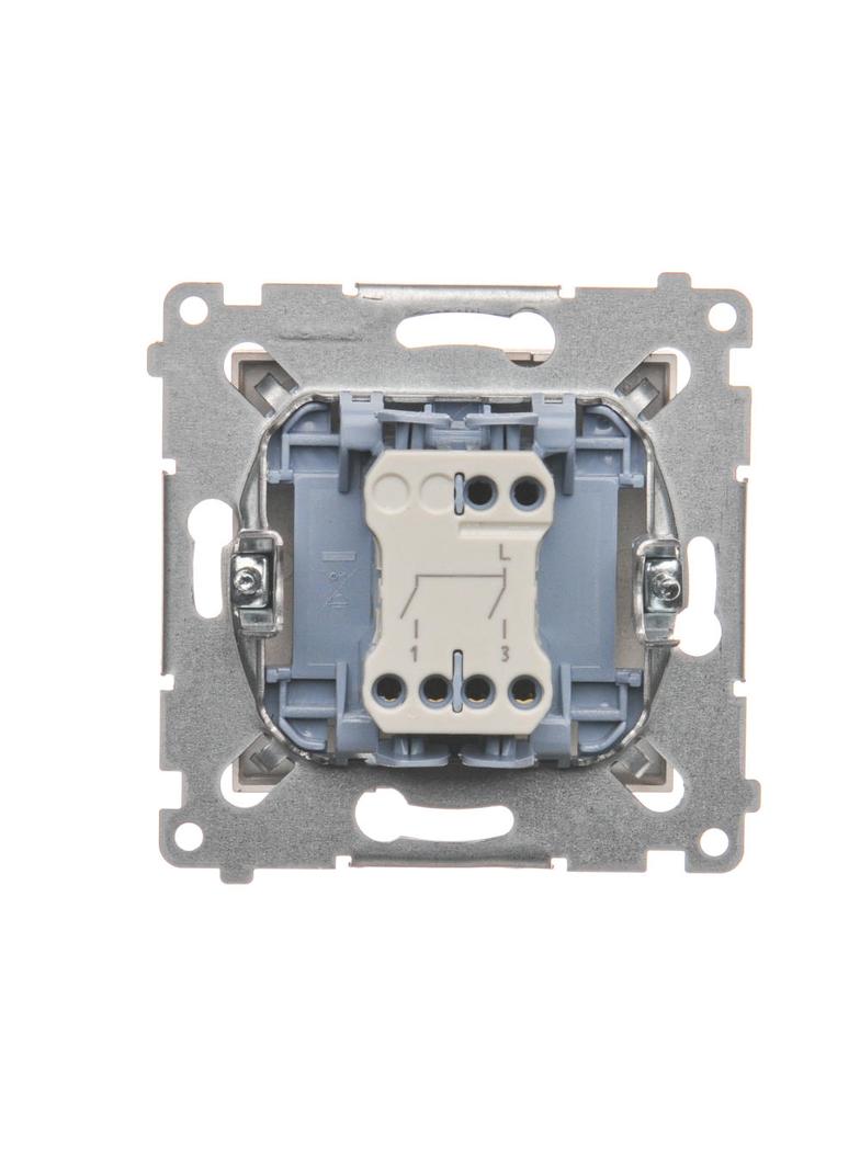 Simon 54 Łącznik świecznikowy do wersji IP44 10A 250V szybkozłączka brąz mat *Posiada wkładkę uszczelniającą pod klawisze DU1W DW5B.01/46 KONTAKT