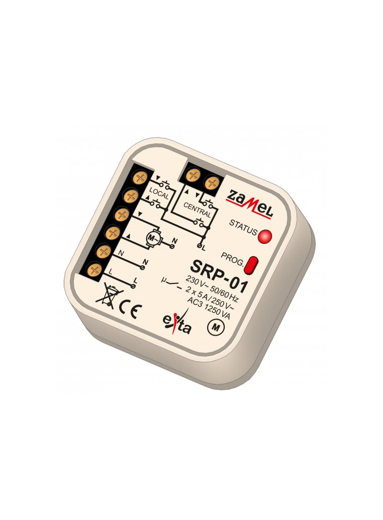 STEROWNIK ROLET DOPUSZKOWY PRZEWODOWY TYP: SRP-01