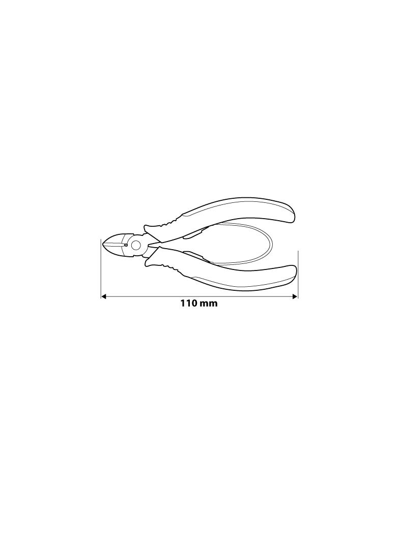 Szczypce precyzyjne boczne 110 mm