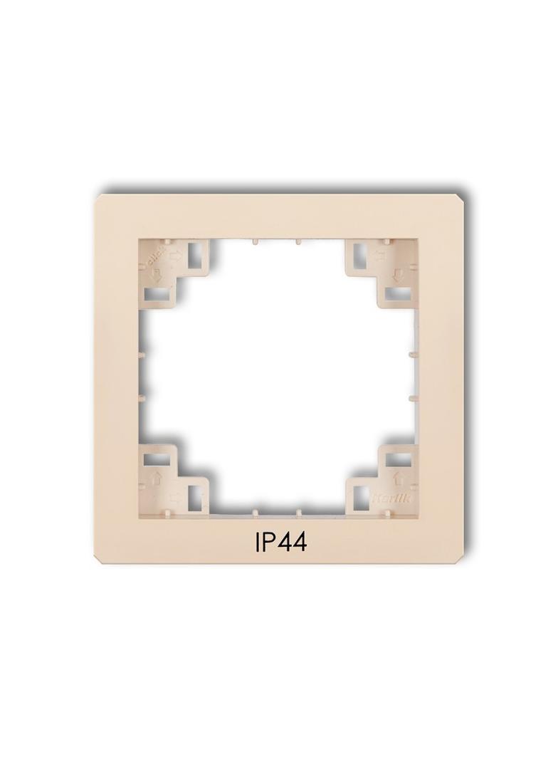 DECO Ramka pośrednia do łączników IP44 beżowa