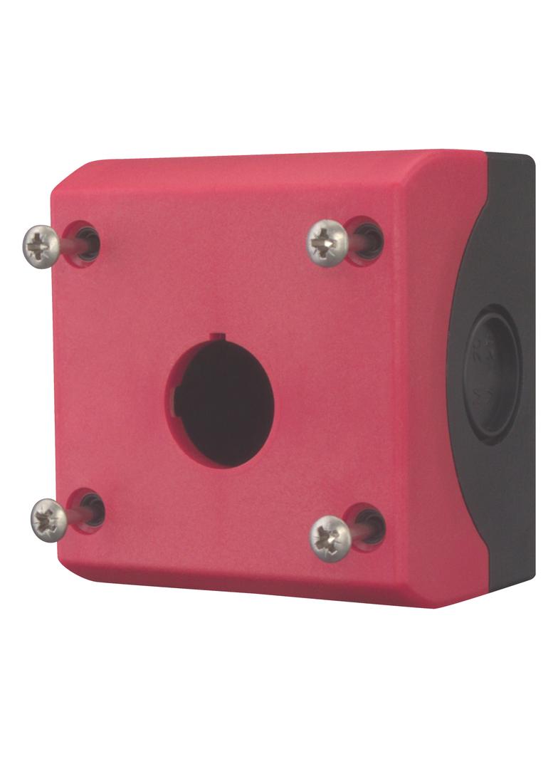 M22-SOL-IR1Q Obudowa natynkowa 1 otwór 22mm czerwona pokrywa 150646 EATON