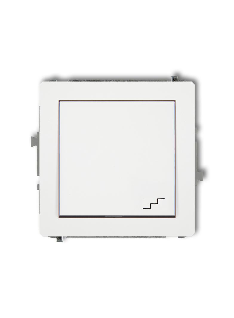 DECO Mechanizm łącznika schodowego biały mat