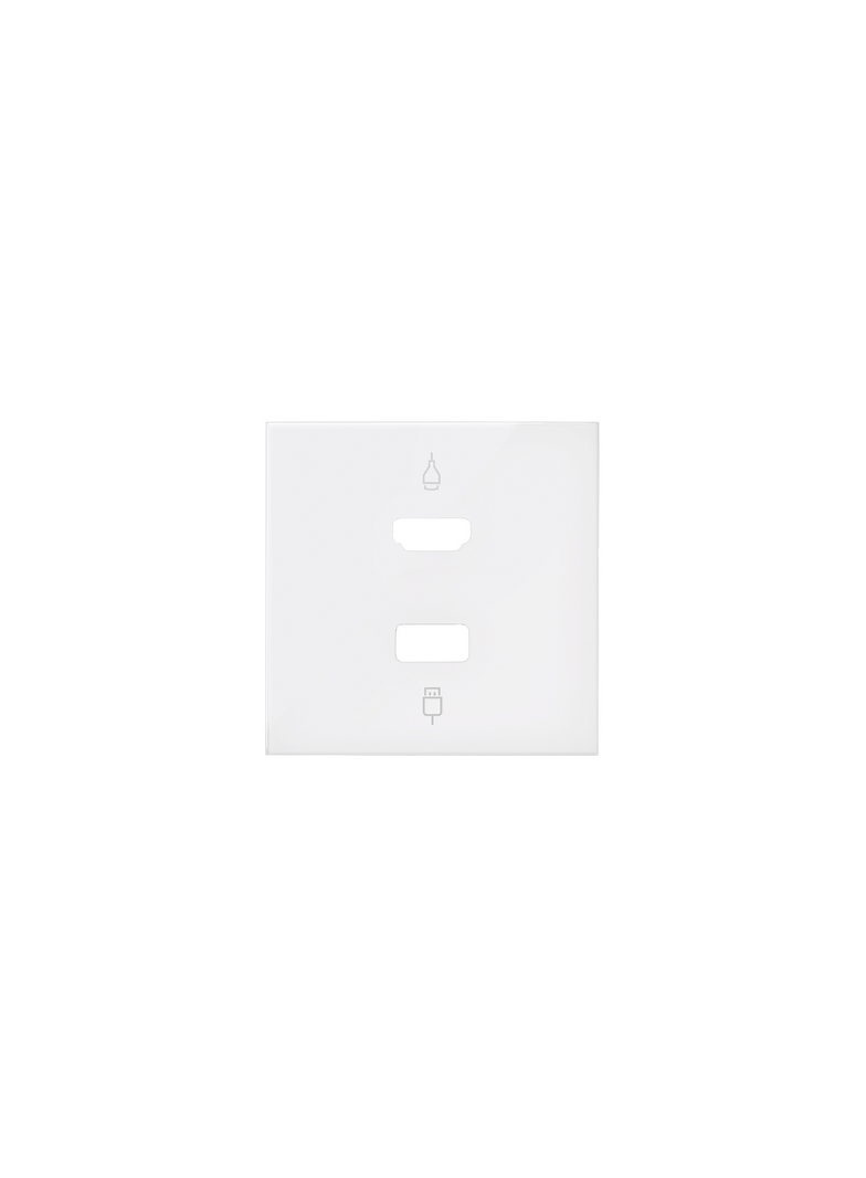 Simon 100 Pokrywa do gniazda HDMI+ USB biały mat 10001095-230 KONTAKT