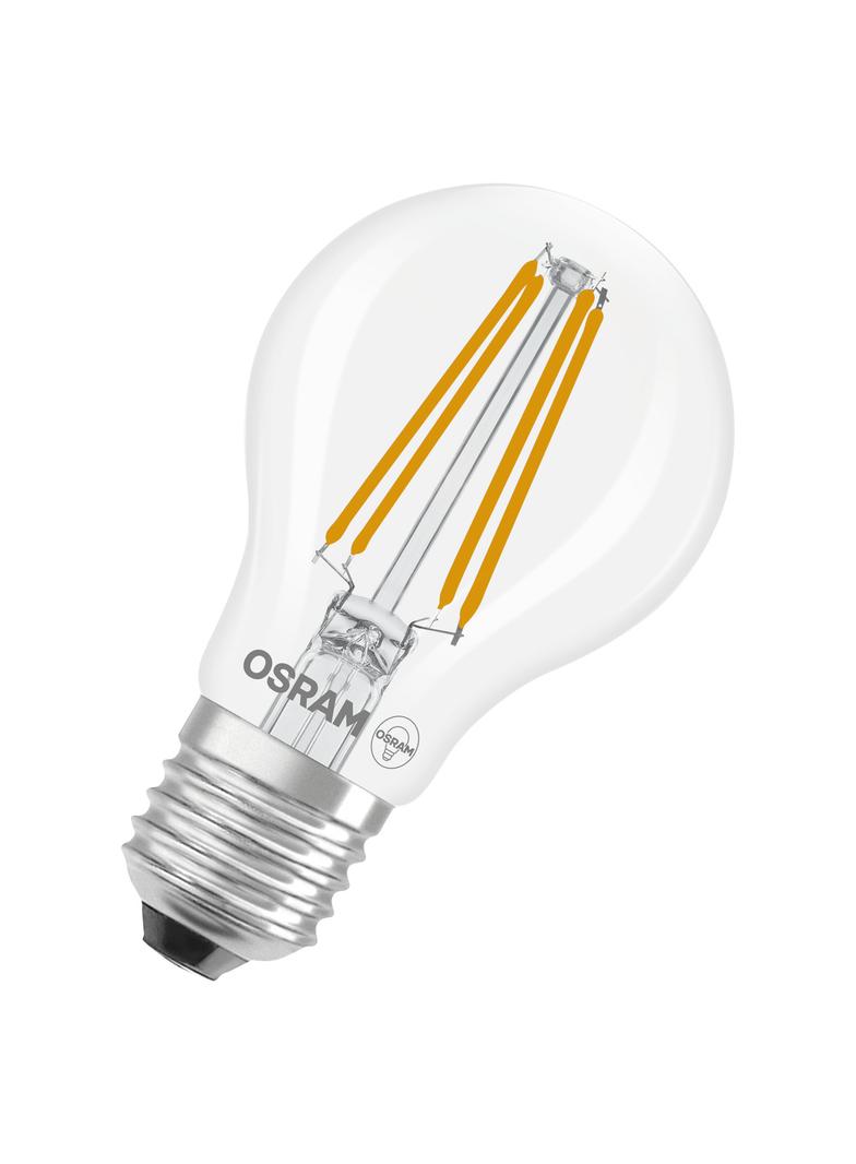 Żarówka LED x5 A60 E27 6.5W = 60W 806lm 4000K Neutralna 300° Filament BASE Osram