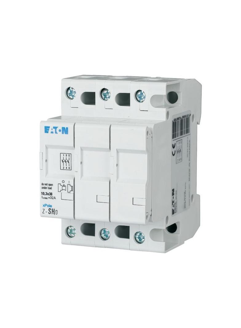 Z-SH/3 Rozłącznik bezpiecznikowy cylindryczny 10x38mm 3P 263879 EATON